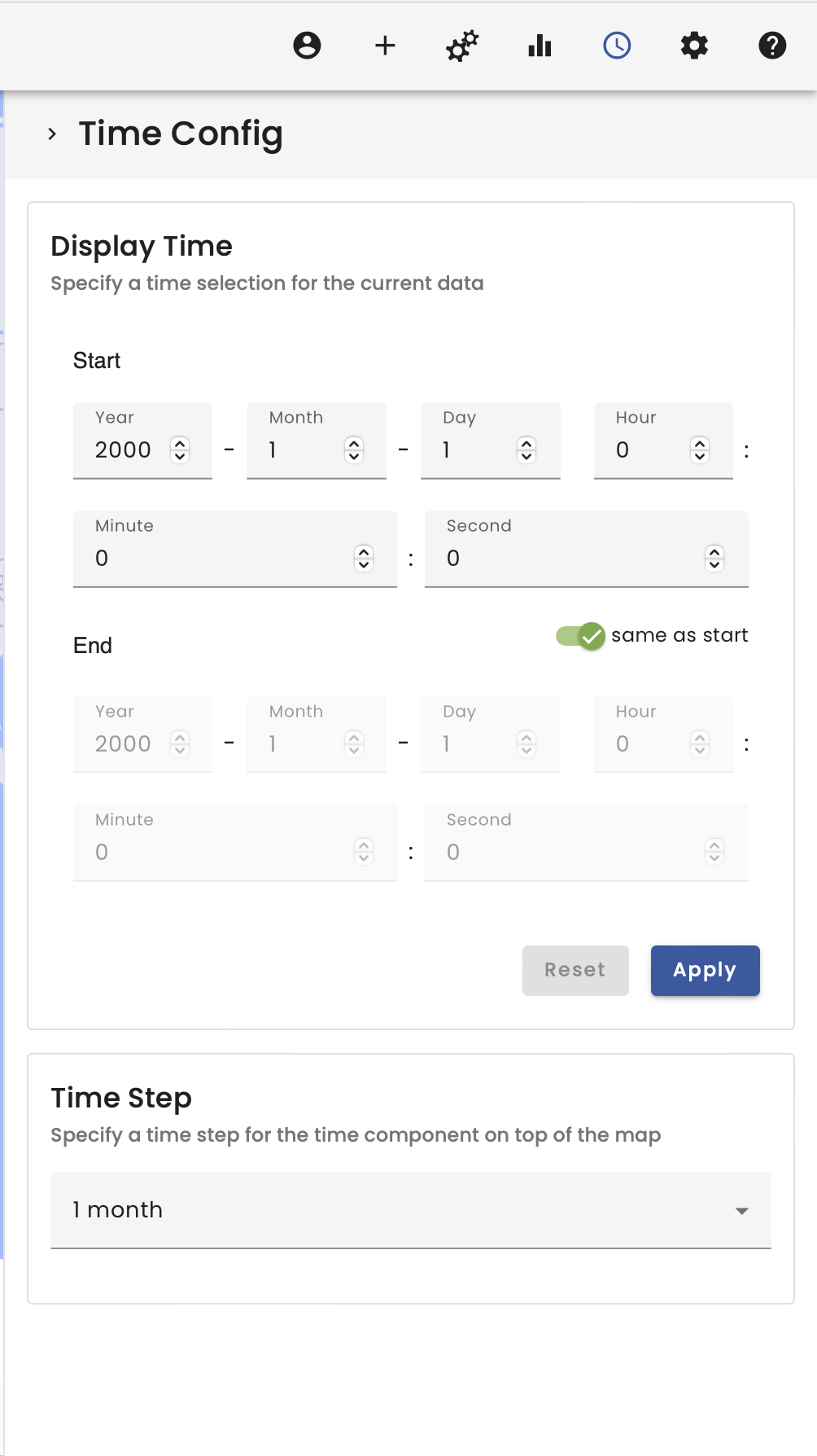 Time configurator